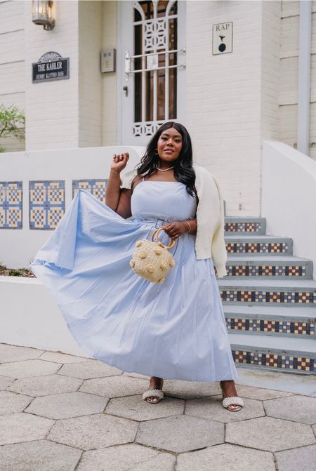 I found the cutest dress from Target for only $28! I’m wearing a size 20 and this dress goes up to size 26🤍  Did I mention she comes in other colors too?✨

#plussizefashion #weddingguestdresses #plussizespringdresses

#LTKSeasonal #LTKplussize #LTKfindsunder50