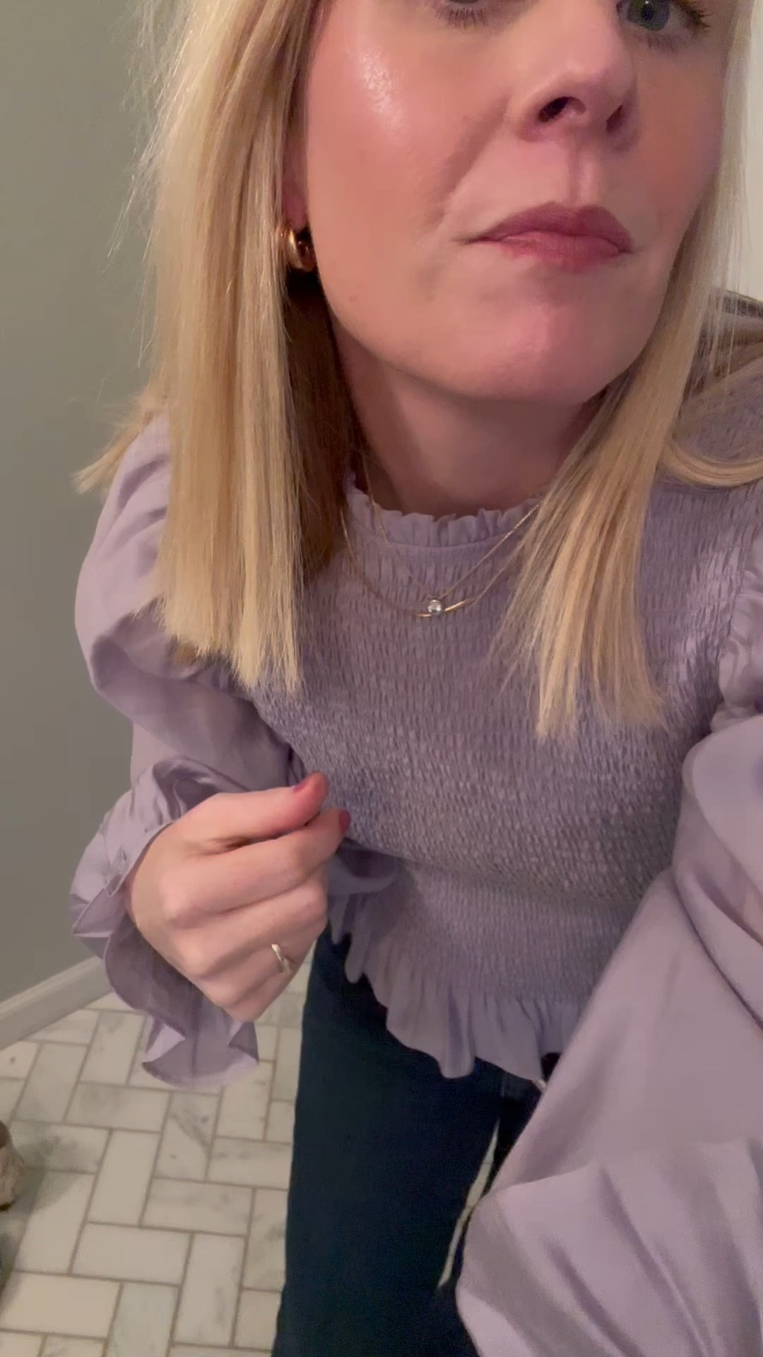 A lighter winter look, I love moving into spring colors at this point in winter 💜
Found some similar pieces

#LTKFindsUnder100 #LTKOver40 #LTKStyleTip