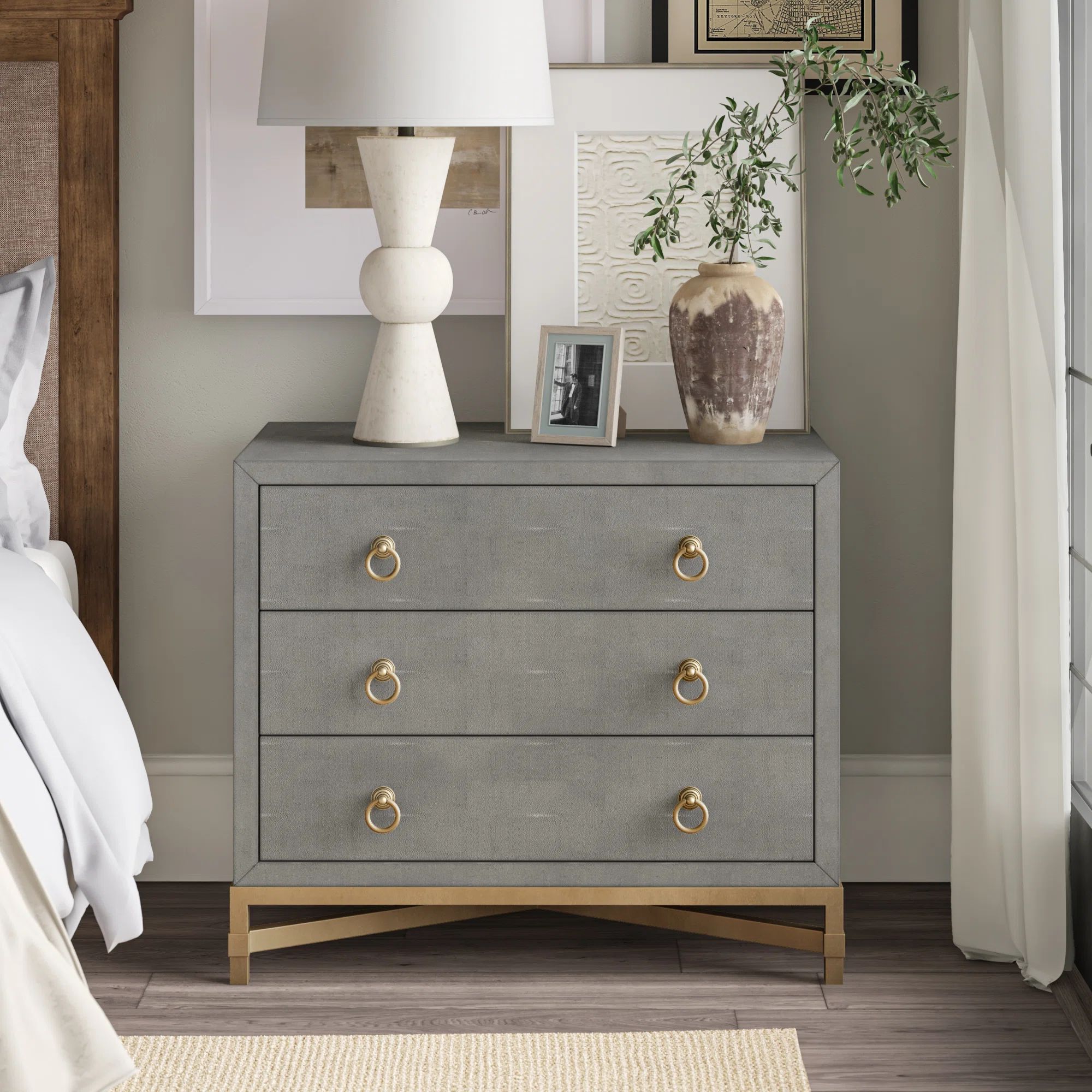 Willa Arlo Interiors Lamberson Metal Nightstand & Reviews | Wayfair | Wayfair North America