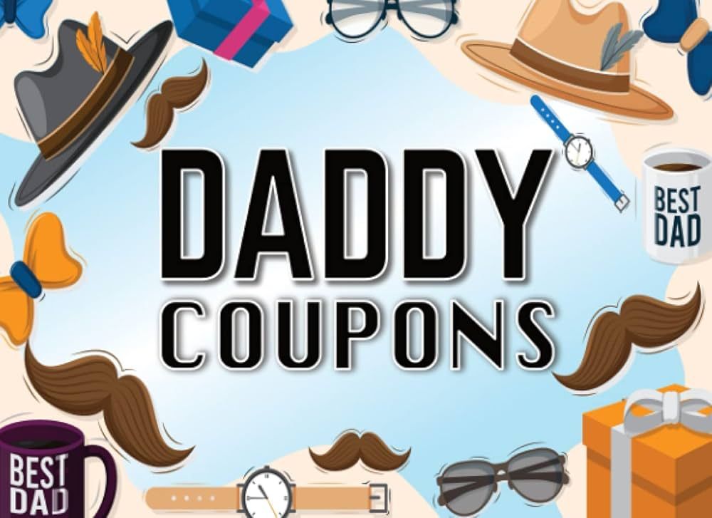 Daddy Coupons: 25 Pre-Filled & 25 Blank Coupons to Show Dad Love on Father’s Day, Christmas, an... | Amazon (US)
