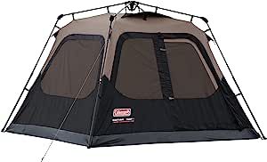 Coleman 4-Person Cabin Tent with Instant Setup | Cabin Tent for Camping Sets Up in 60 Seconds | Amazon (US)