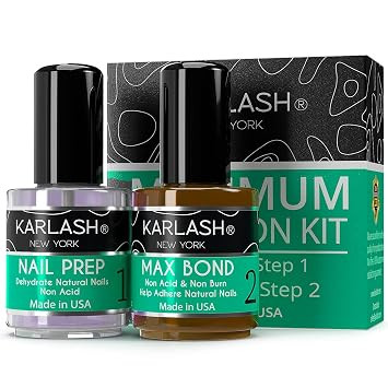Karlash Professional Made in USA Natural Nail Prep Dehydrate & Bond Primer, Nail Bond, Superior B... | Amazon (US)