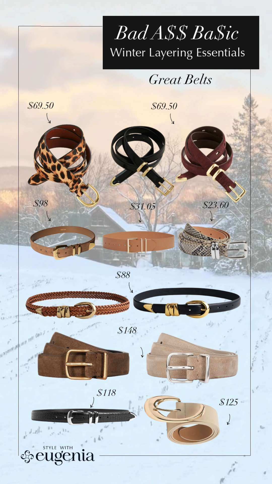 Belts are the unsung hero of a good outfit. This edit is all about using one simple accessory to add structure, polish, and intention—whether you’re cinching a blazer, defining your waist over knits, or finishing denim the right way. These are the belts that quietly pull everything together. 

 #LTKGiftGuide #LTKHoliday #LTKootd