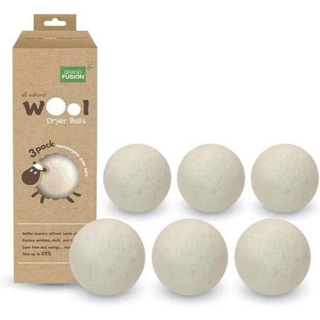 Grand Fusion Wool Dryer Balls Pack of 6 | Target
