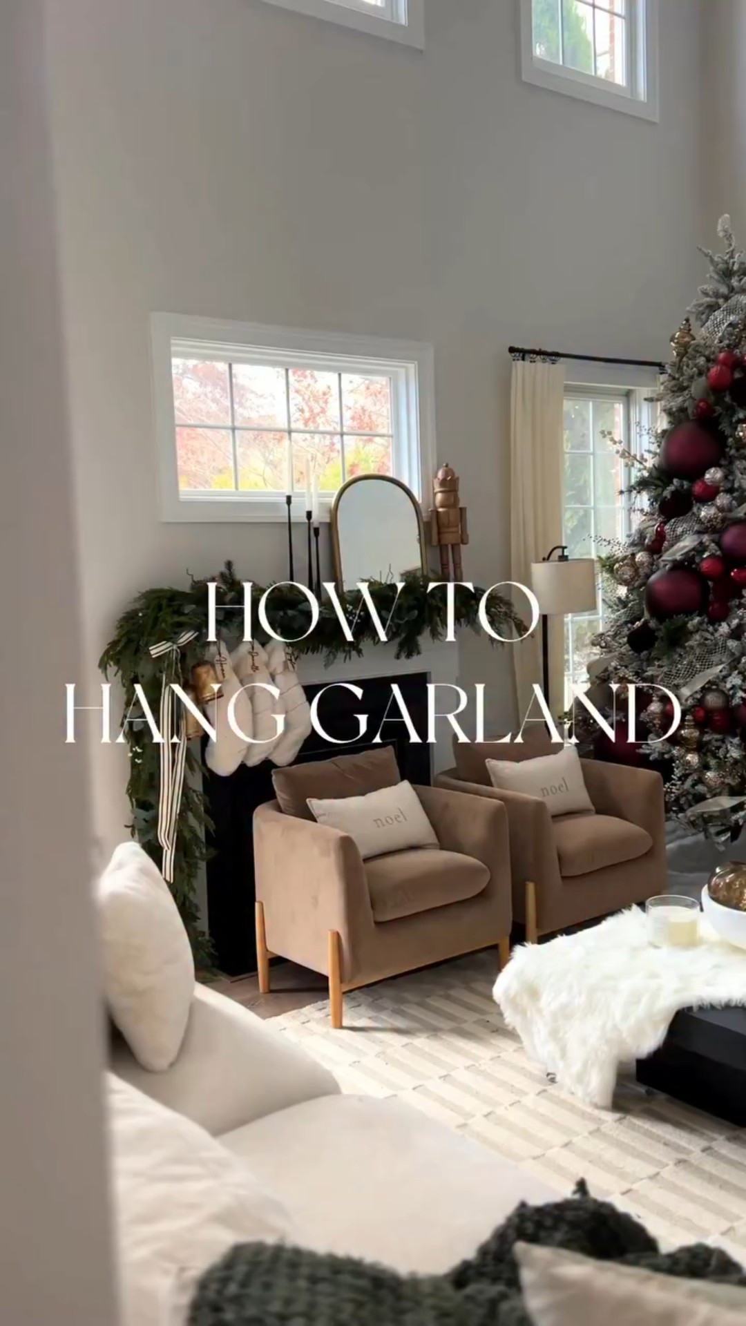 These made hanging garland so much easier! Type NEED for what I use to hang my garland on my mantle! Make sure you follow the instructions for the best results🎄#christmas #christmasseason #christmastime #holidayseason #holidays #garland #christmasdecor #holidaytime