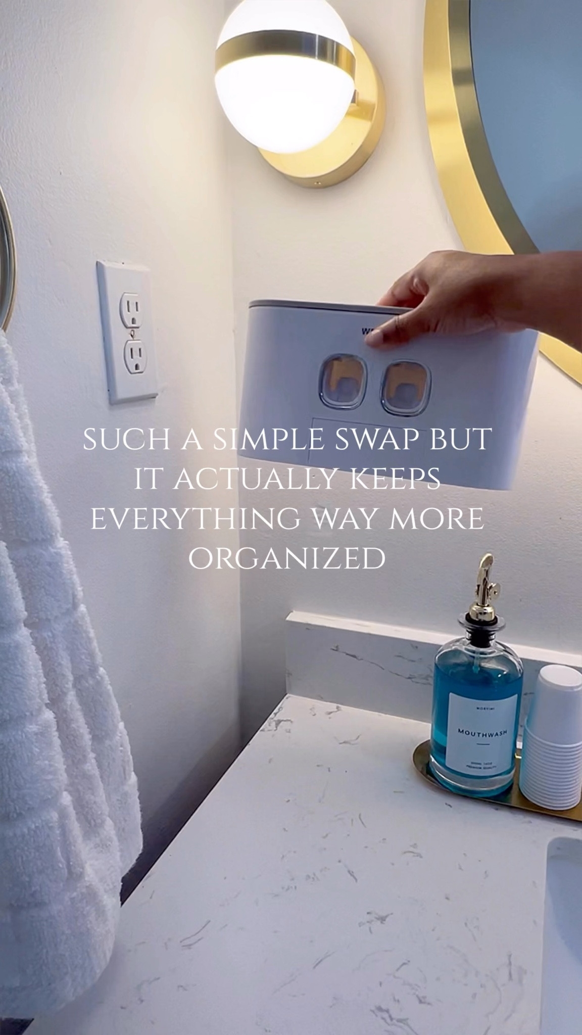 Toothbrush counter organizer under $20!

#LTKSaleAlert #LTKHome