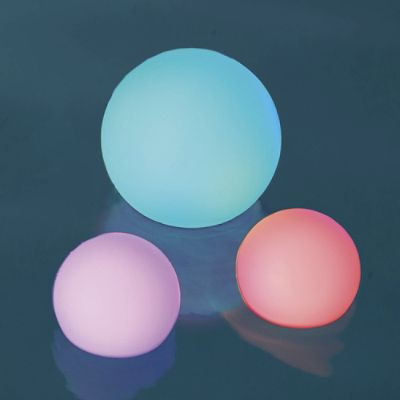 LED Color Changing Glow Balls, Set of Three | Frontgate