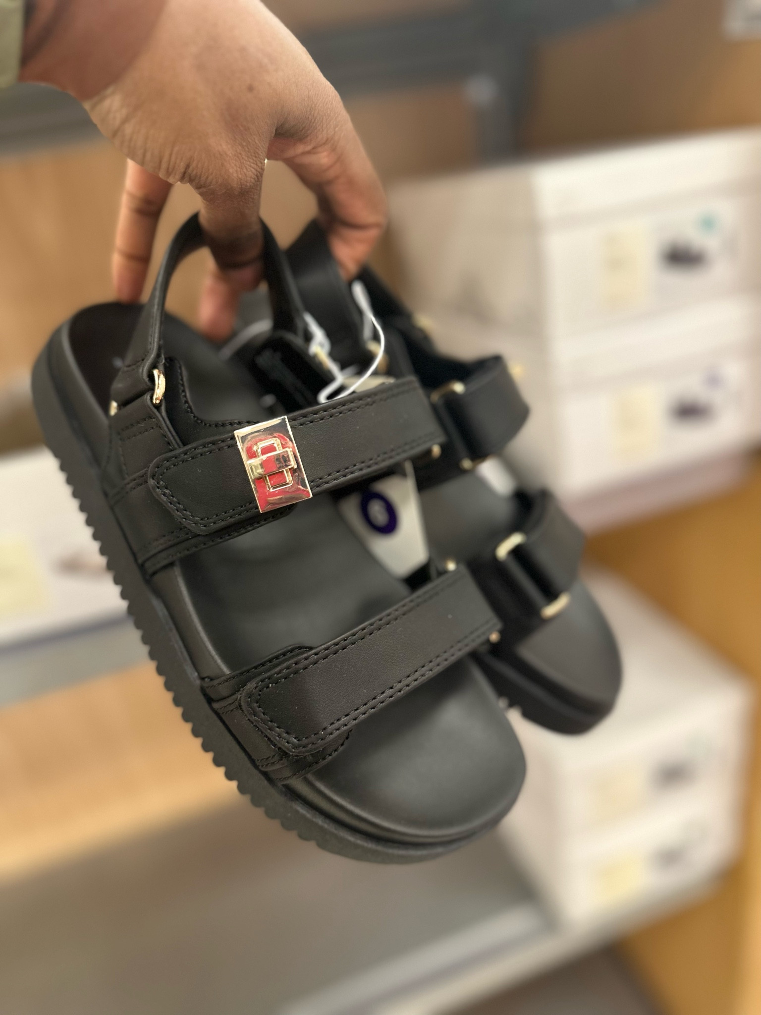 Jonie Ankle Strap Footbed Sandals by A New Day 

Available in beige, off-white, and taupe. 

Perfectly cute summer/spring sandals. 

#LTKstyletip #LTKfindsunder50 #LTKxTarget