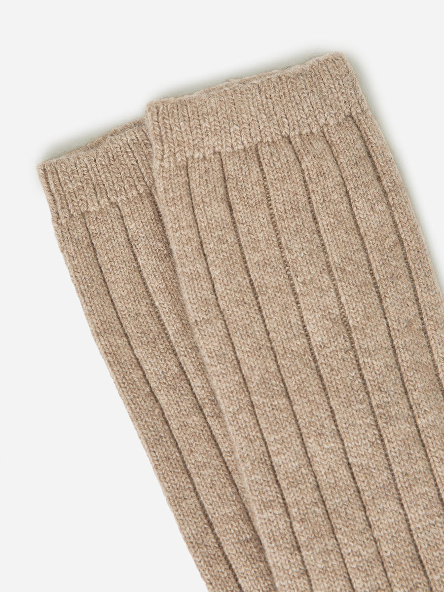 Socken aus Kaschmir und Wolle – Beige – Women – ARKET AT | Arket EU