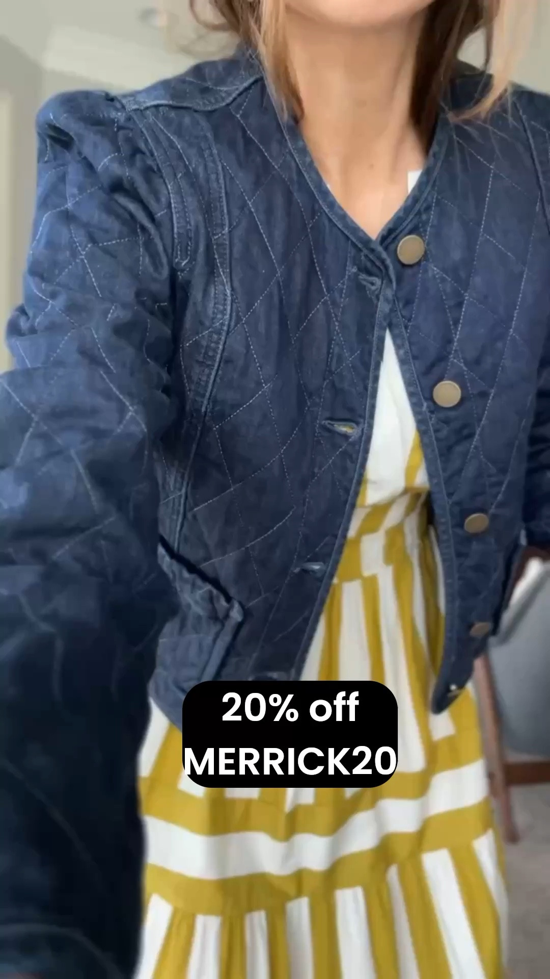 This denim jacket is a piece you’ll wear over and over! Use my code MERRICK20 for 20% off 

#LTKSaleAlert #LTKspring