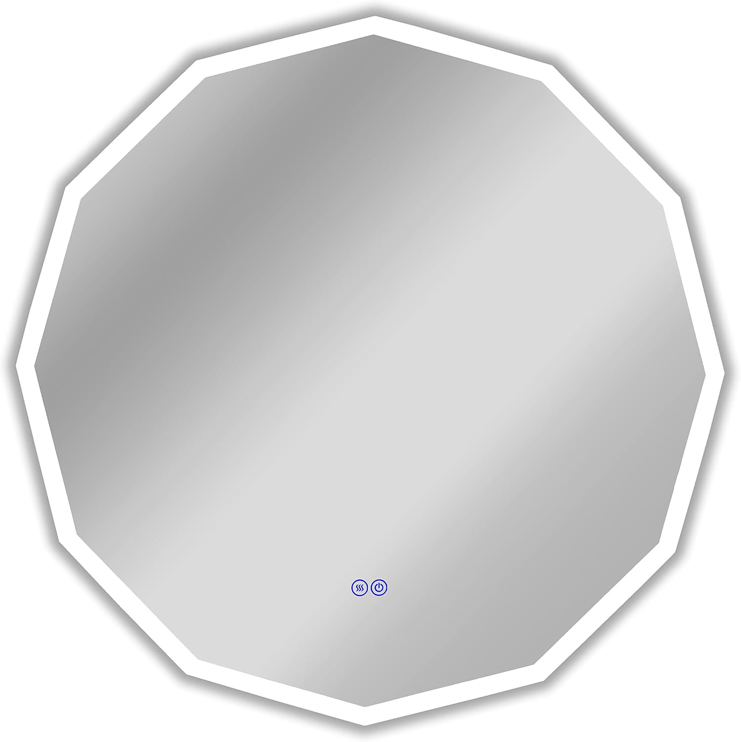 Chloe Lighting Luminosity Back Lit Dodecagon Touchscreen LED Mirror 3 Color Temperatures 3000K-6000K 32" Wide | Amazon (US)