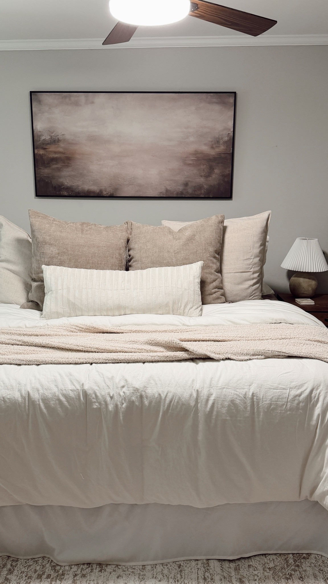 cozy neutral bedding! ☁️🤎 found so many good things on amazon! i’m obsessed with the pillow covers— they look and feel so luxe! upgraded my sheets + they’re incredible!!! so silky soft, cooling + comfy! use code LEANN for 50% off my sheets, duvet + duvet insert! home, bedroom, bedding, cozy bedding, amazon

#LTKHome