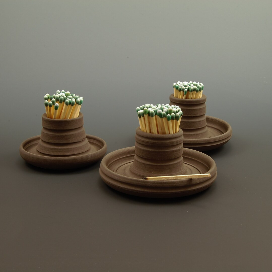 Ceramic Match Striker Dark Brown / Modern Stoneware / Handmade - Etsy | Etsy (US)