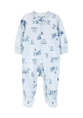 Baby Boys Bear Footie Pajamas | Belk