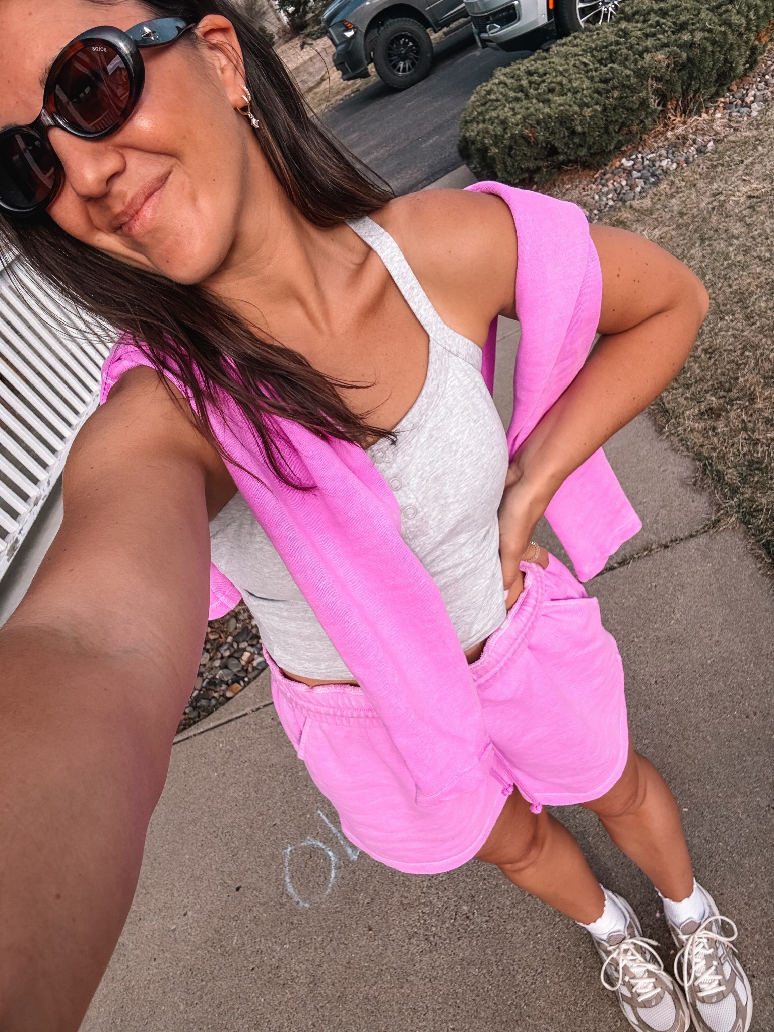 Old navy matching set on SALE! Ordering another color ASAP. I think the shorts run big, but jacket fits TTS.

Spring outfit, summer outfit 

#LTKSaleAlert #LTKootd #LTKSeasonal