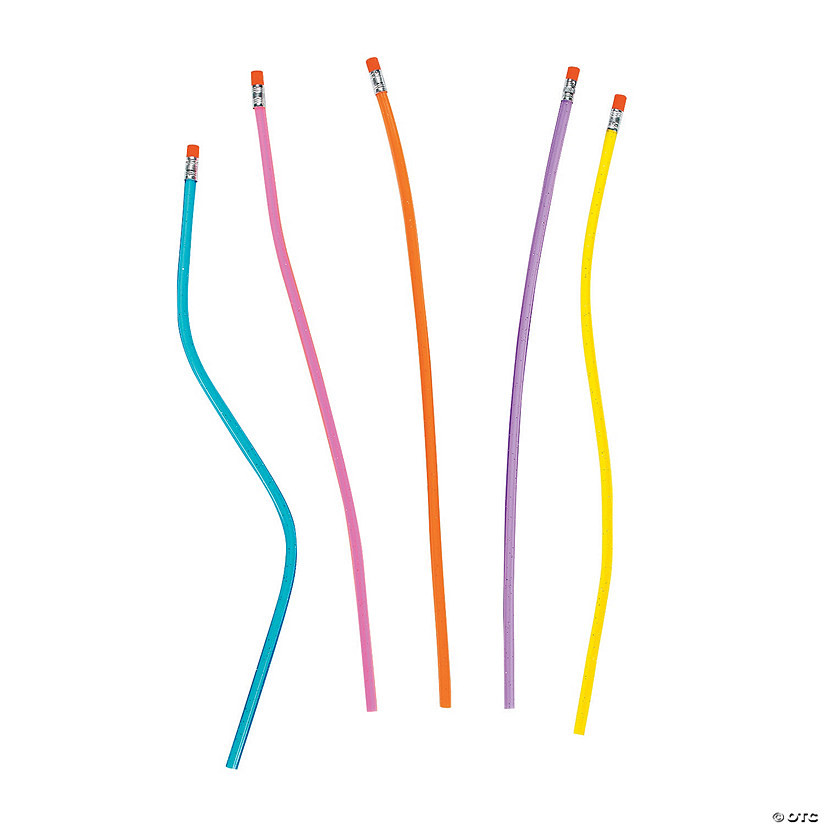 Neon Flexible Pencils - 12 Pc. | Oriental Trading Company