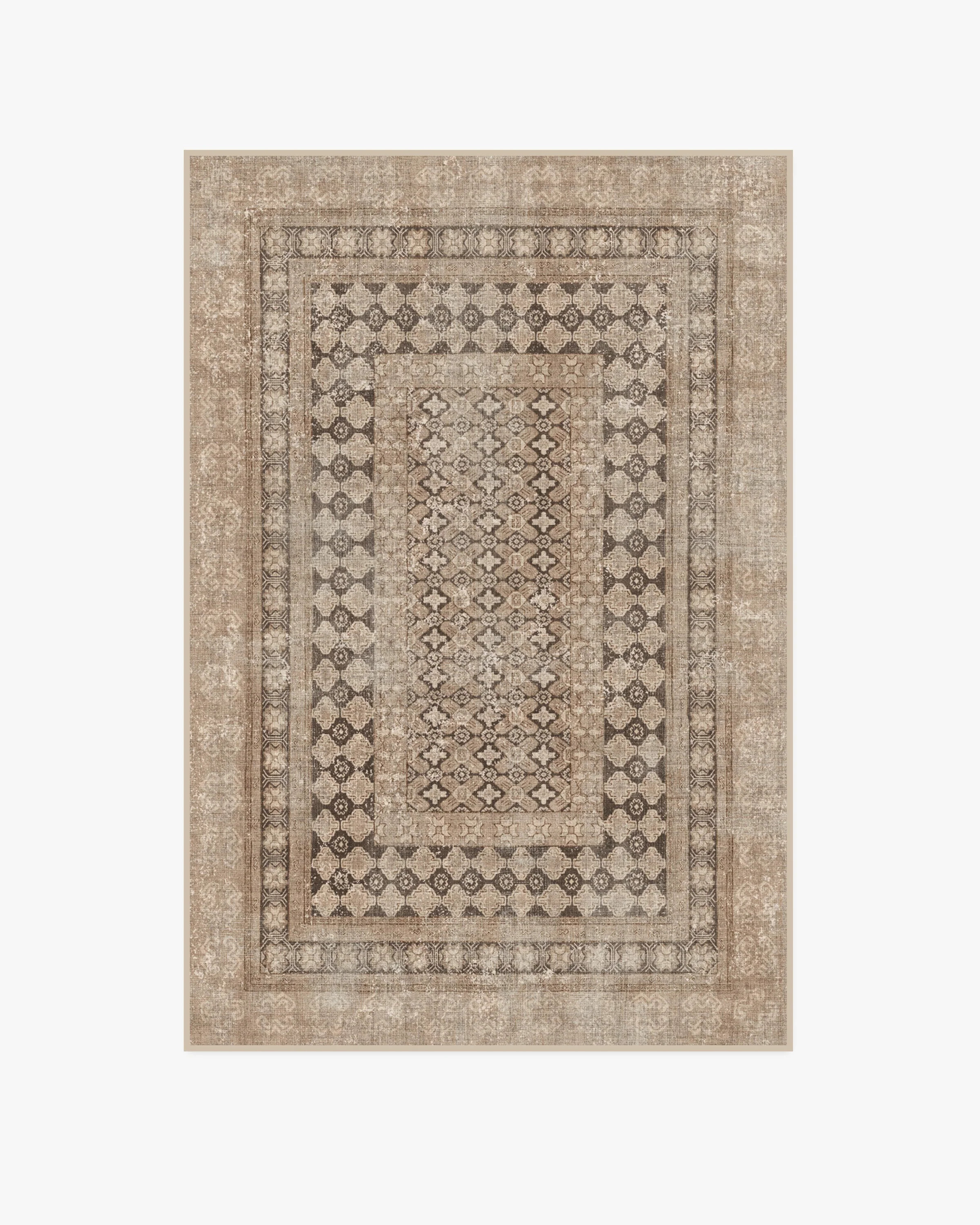 Cyrus Rose Gold Tufted Rug | Ruggable