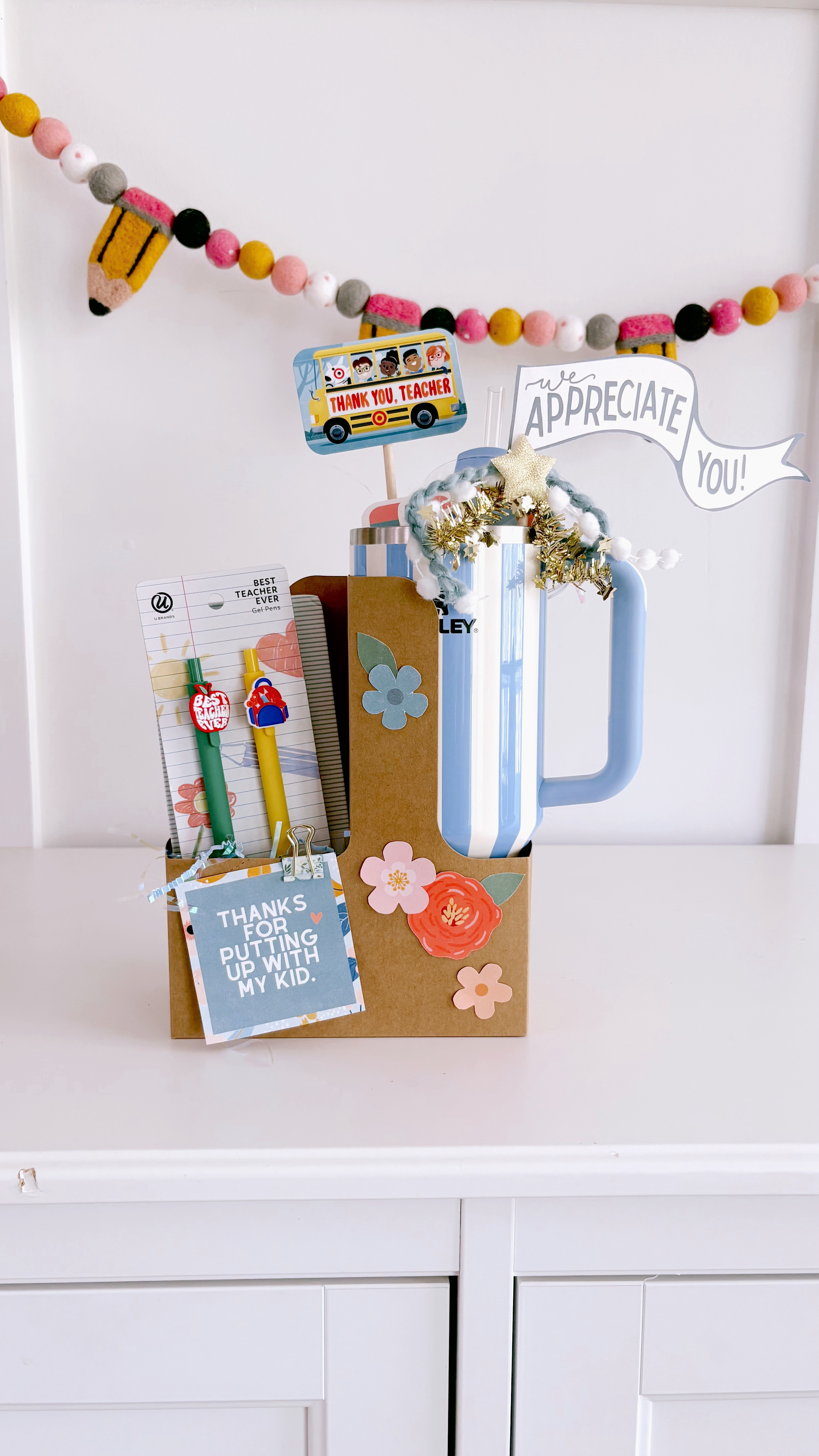 U Brands X The Letter Vee for this adorable Teacher Appreciate Gift idea! 

#LTKKids #LTKFamily #LTKSeasonal