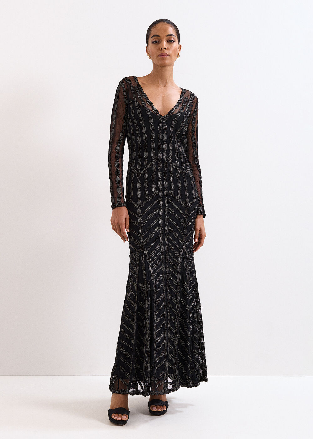 Marie Tapework Dress | Phase Eight UK | | Phase Eight