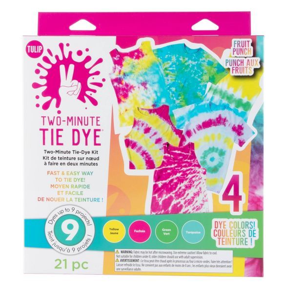 Two-Minute Tie Dye Kit Fruit Punch - Tulip Color | Target