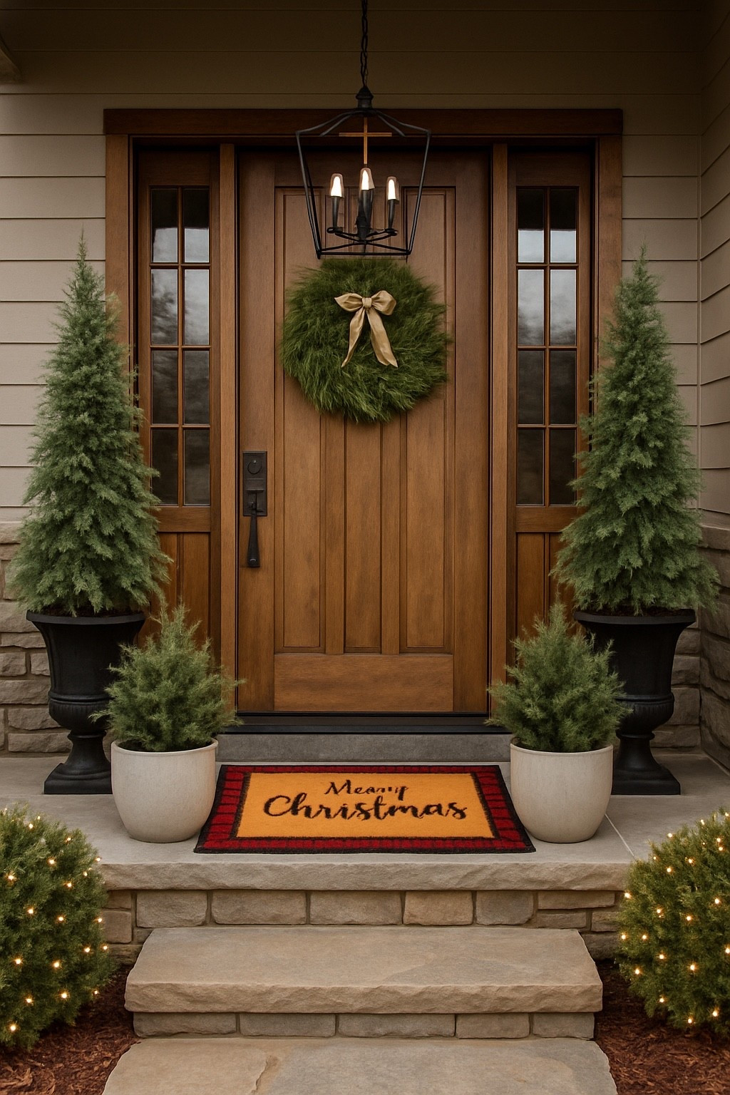 Christmas Porch Decor Finds

Follow @farmtotablecreations on Instagram for more neutral, cozy Christmas decorating ideas.

Welcome guests with the warmest holiday greeting — this timeless Christmas porch look blends natural greenery, soft lighting, and classic textures for that “home for the holidays” feeling. I love pairing cedar topiaries and lit wreaths with simple planters and a cozy plaid layered doormat for effortless charm. Every piece is from Amazon, making it easy to recreate this inviting front entry in your own home.

#christmasporch #frontporchdecor #holidayentryway #christmaswreath #christmasdoormat #porchdecor #outdoordecor #amazonfinds #holidaydecor #christmastrees #neutralchristmas #holidayhome #plaidrug #christmasstyle #christmasfrontdoor #christmasgreens #christmasvibes #porchstyling #entrywaydecor #christmasathome

#LTKSaleAlert #LTKHome #LTKHoliday

#LTKHome #LTKHoliday #LTKFindsUnder50
