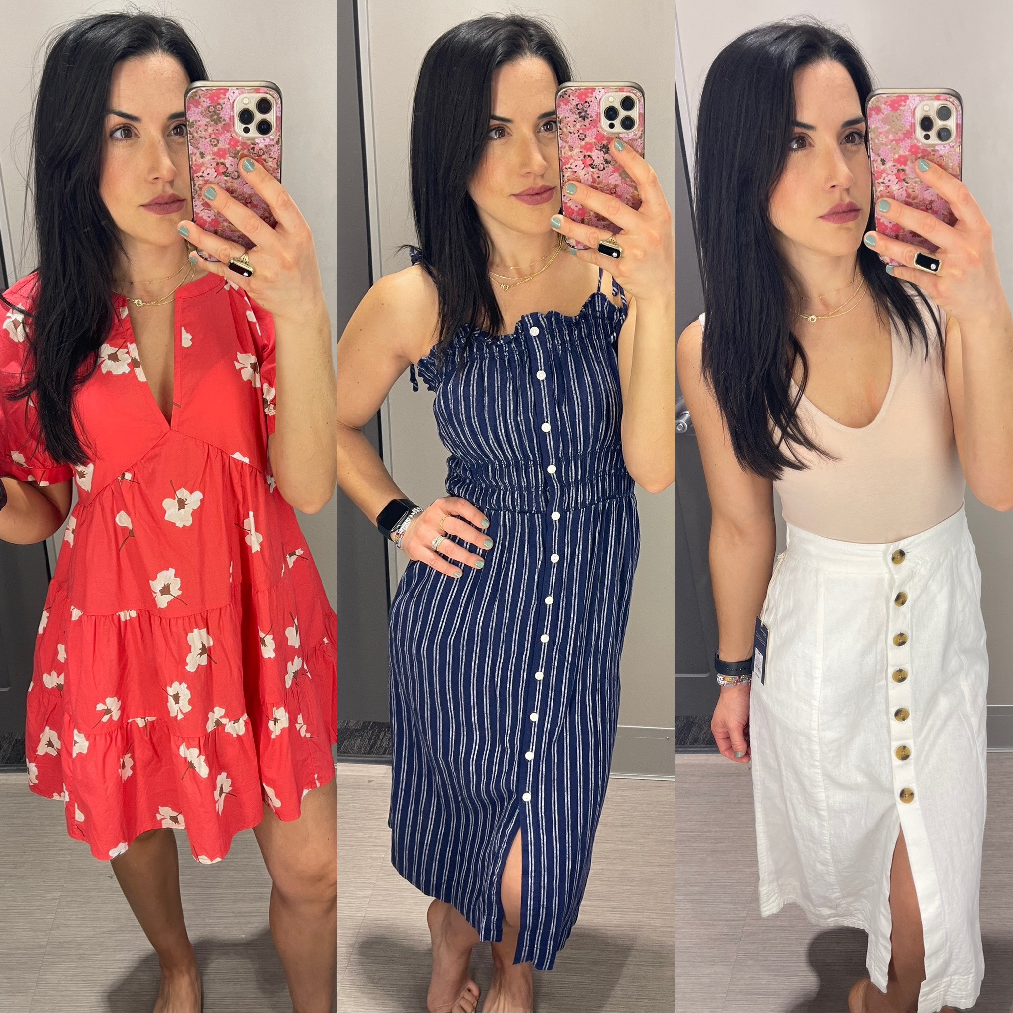 Target dresses | affordable fashion | spring outfits | florals | Easter looks | 

Wearing size xs in all pieces. 
Would size up to a small in tan bodysuit  

#LTKSeasonal #LTKunder50 #LTKFind
