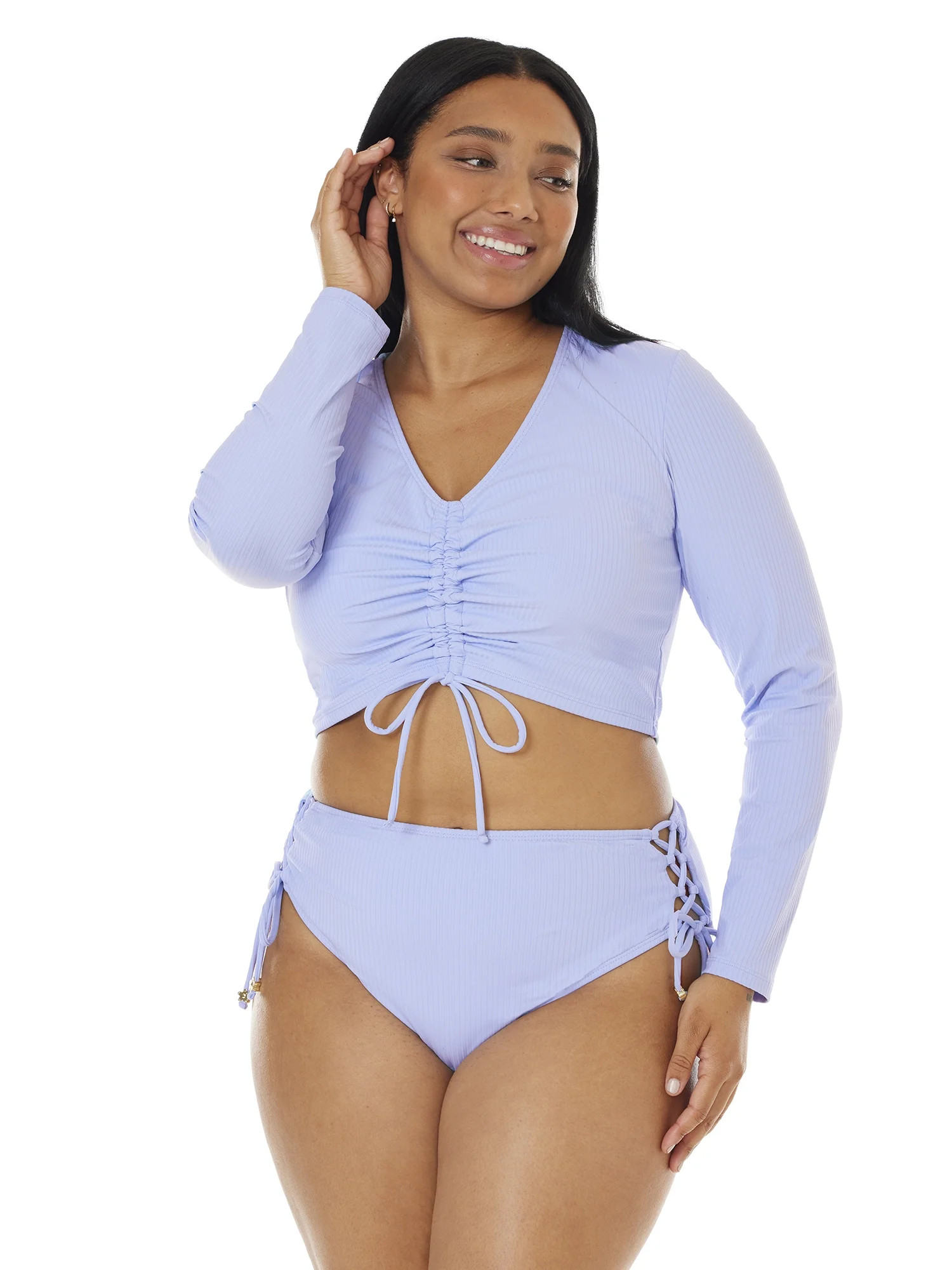 Celebrity Pink Women's Long Sleeve Crop Top | Walmart (US)