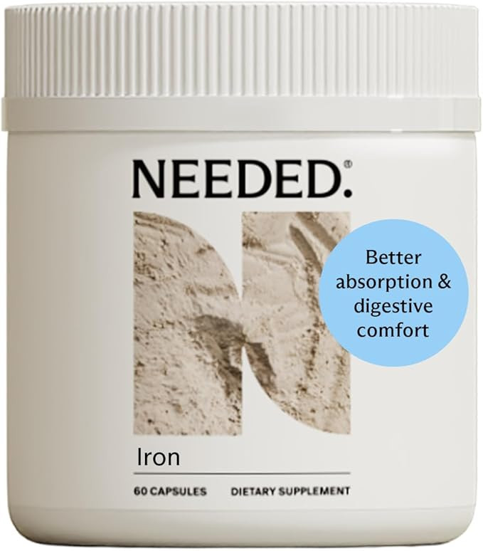 Needed. Prenatal Iron Supplement - Pregnancy, Breastfeeding, Postpartum - Aids Energy, Birth Weig... | Amazon (US)