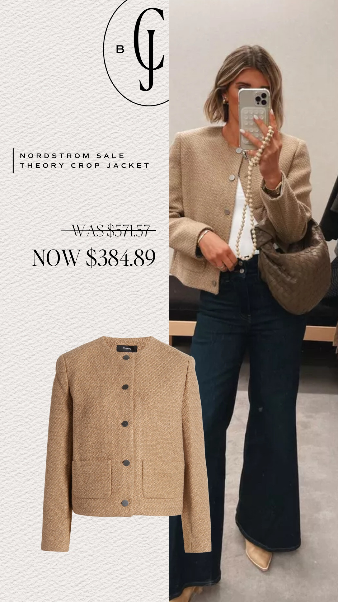 This cropped jacket is great to pair with jeans or any work outfit! #nsale #workwear @nordstrom

#LTKxNSale #LTKWorkwear