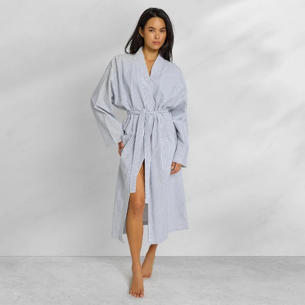 Striped Peshtemal Turkish Robe | Kassatex