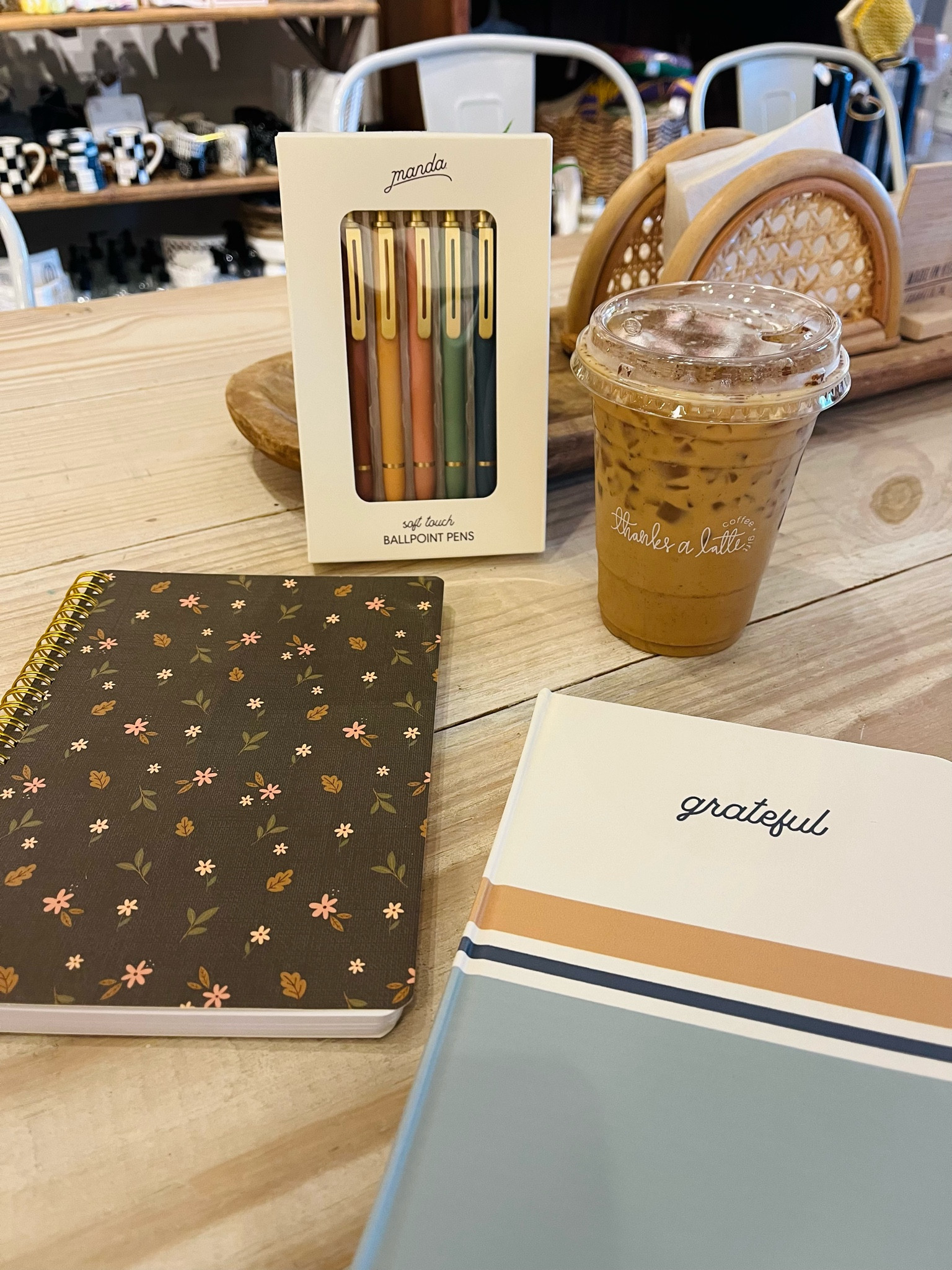The cutest and high quality notebooks, gratitude journals and pens! So aesthetic and keeping me productive:)