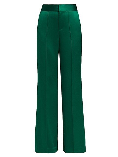 Dylan High-Waist Pintuck Trousers | Saks Fifth Avenue