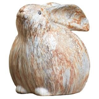 6.5" Marble Design Rabbit Figurine Set | Michaels Stores