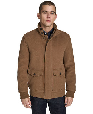 Men's Stand-Collar Bomber Jacket | Macy's