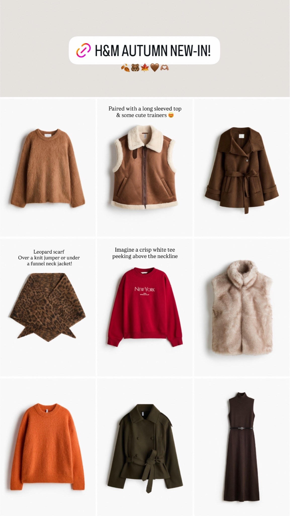 H&M autumn new-in! 🍂🍁🐻🤎

#LTKautumn #LTKeurope #LTKstyletip
