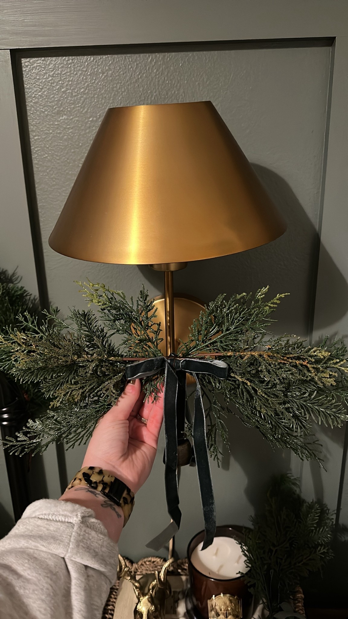 Adding these swags from hearth and hand to our sconces in the guest bedroom! 

#LTKHome #LTKHoliday #LTKStyleTip