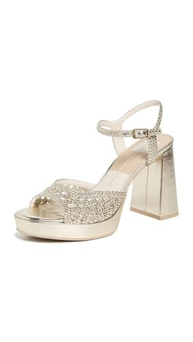 Dolce Vita Women's Peyten Heeled Sandal, Light Gold, 8.5 | Amazon (US)