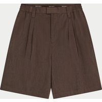 Smart Bermuda Short - Brown | The Couture Club