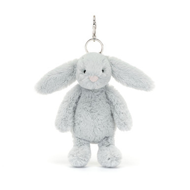 Bashful Silver Bunny Bag Charm | Jellycat US