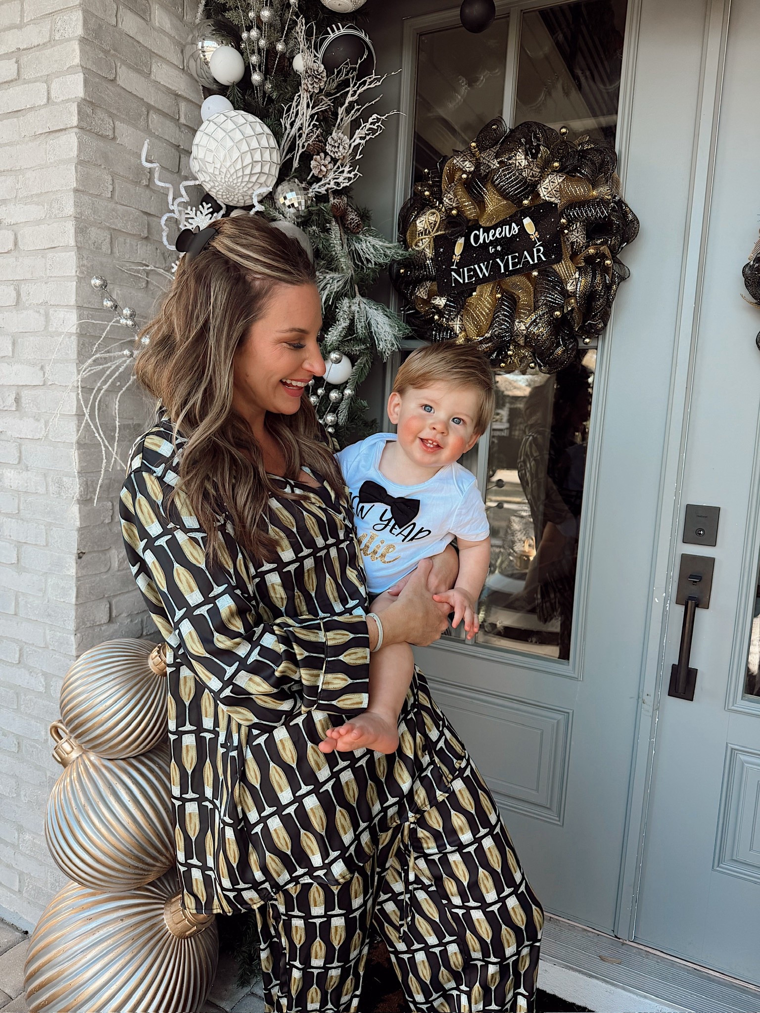 Happy 1st birthday Storm & Happy New Year!!! Show me your mumu pajamas size medium fits tts.

#LTKHoliday #LTKBaby #LTKSeasonal
