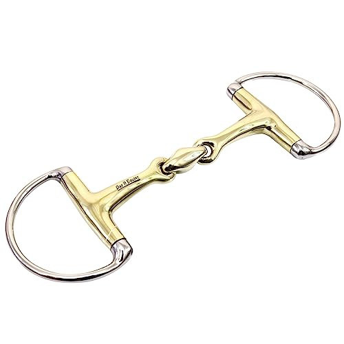 BAR H EQUINE Western 3 in D Ring Brass 5 in Mouth Snaffle Horse Bit Stainless Steel | Amazon (US)
