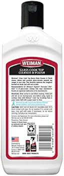 Amazon.com: Weiman Cooktop and Stove Top Cleaner Kit - Glass Cook Top Cleaner and Polish 10 oz. S... | Amazon (US)