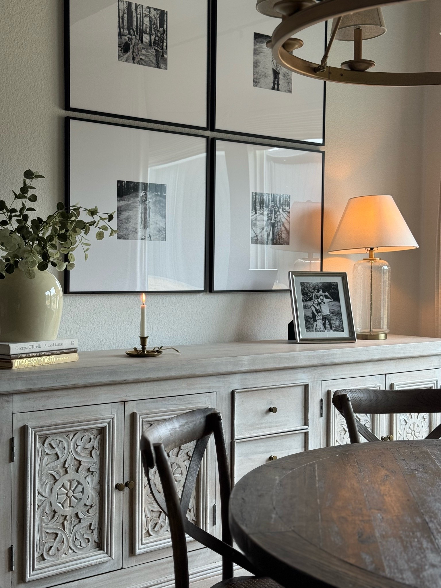 Dining nook, sideboard, home decor, home inspo, lamp, dining table, dining chairs, vase, chandelier

#LTKmomlife #LTKHome #LTKdayinmylife