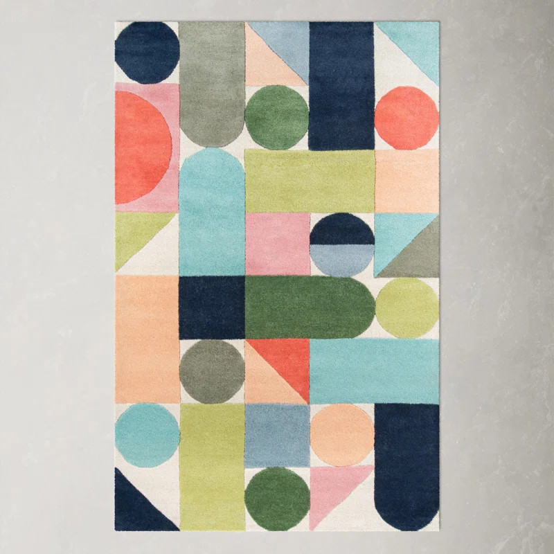 Glory Wool Geometric Rug | Wayfair North America