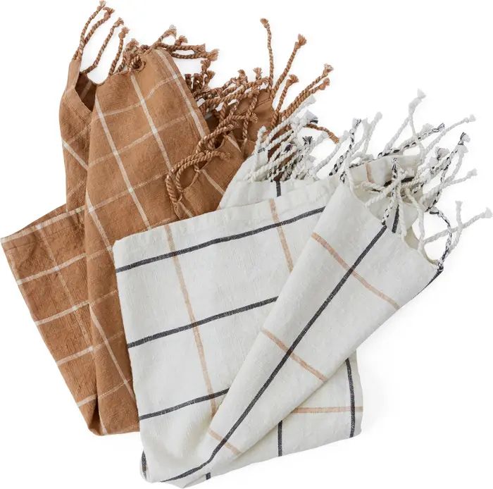 OYOY Gobi Set of 2 Organic Cotton Tea Towels | Nordstrom | Nordstrom