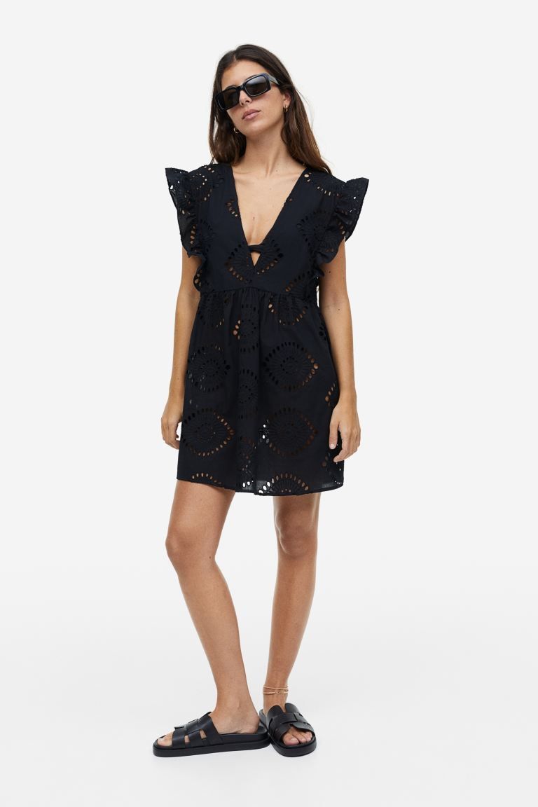 Eyelet Embroidered Beach Dress | H&M (US)