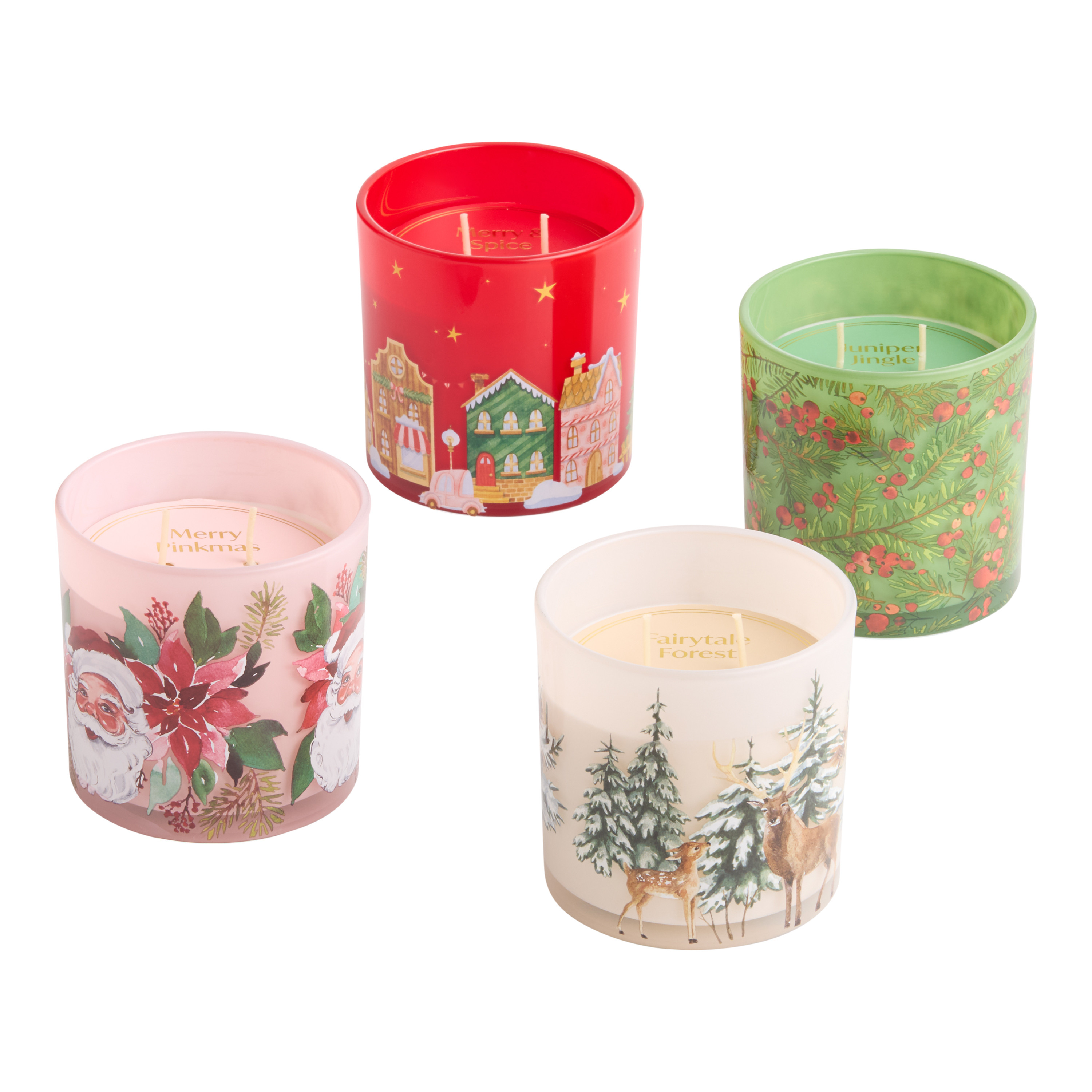 Vintage Holiday Scene Scented Candle | World Market