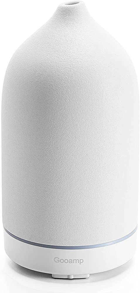 Gooamp 100ML Ceramic Diffuser,Aromatherapy Diffuser,Essential Oil Diffuser with 7 Color Lights Au... | Amazon (US)