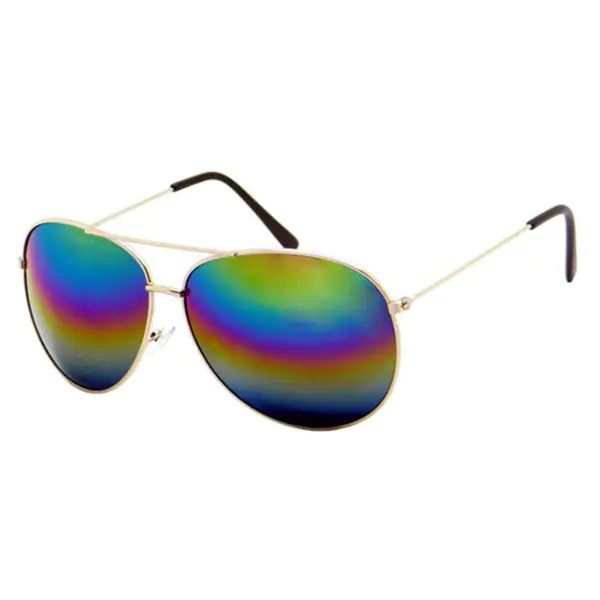 Rainbow Mirrored Aviator Sunglasses | Bed Bath & Beyond