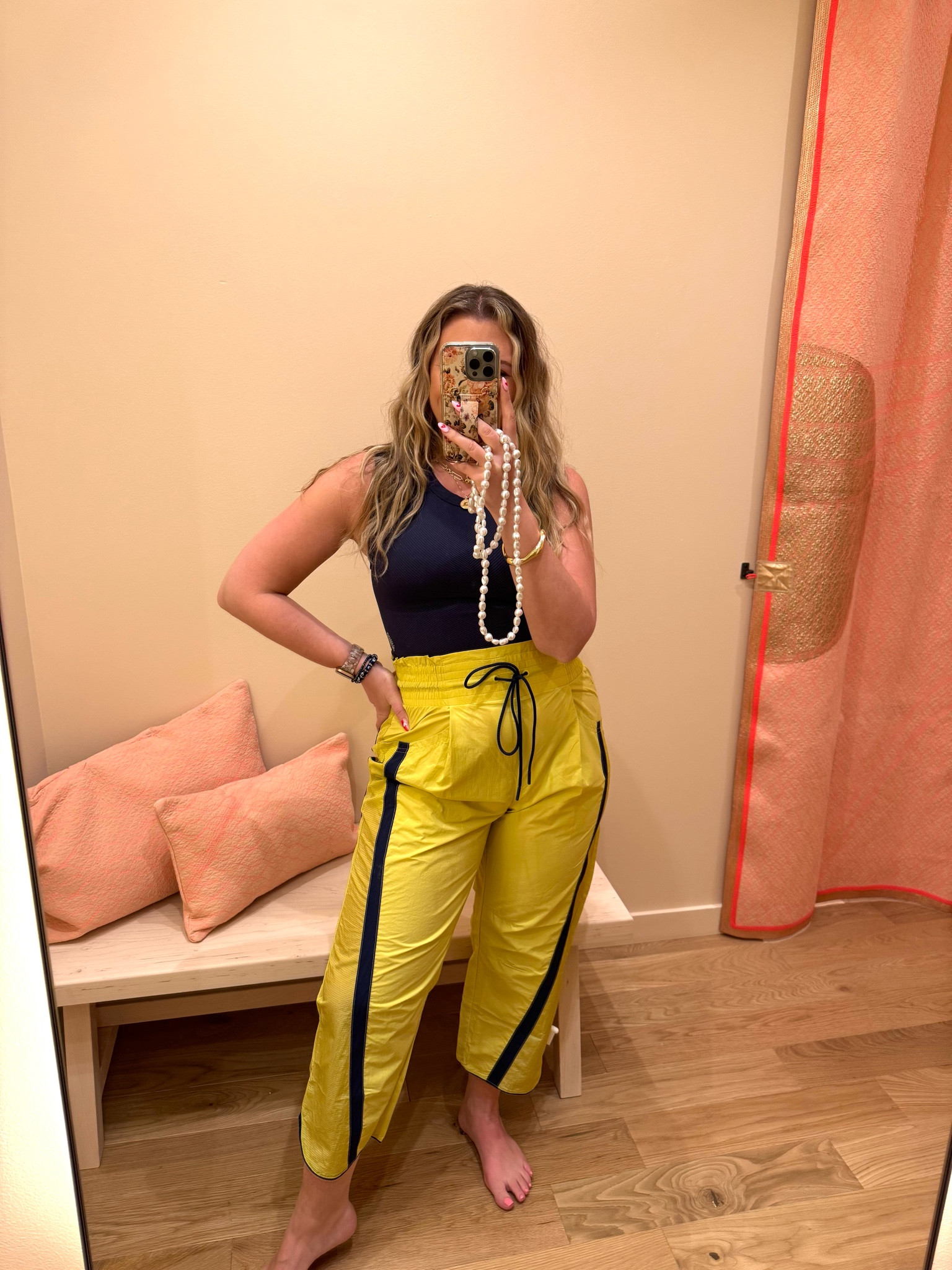 Cute yellow and navy activewear outfit, FP movement, free people

#LTKActive #LTKMidsize #LTKStyleTip